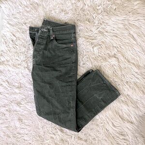 Levi’s 501 Dark Green Jeans 30x30